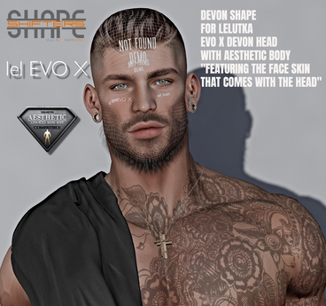 Second Life Marketplace - [SHAPEshifters] DEVON SHAPE 4 LEL EVO X DEVON ...
